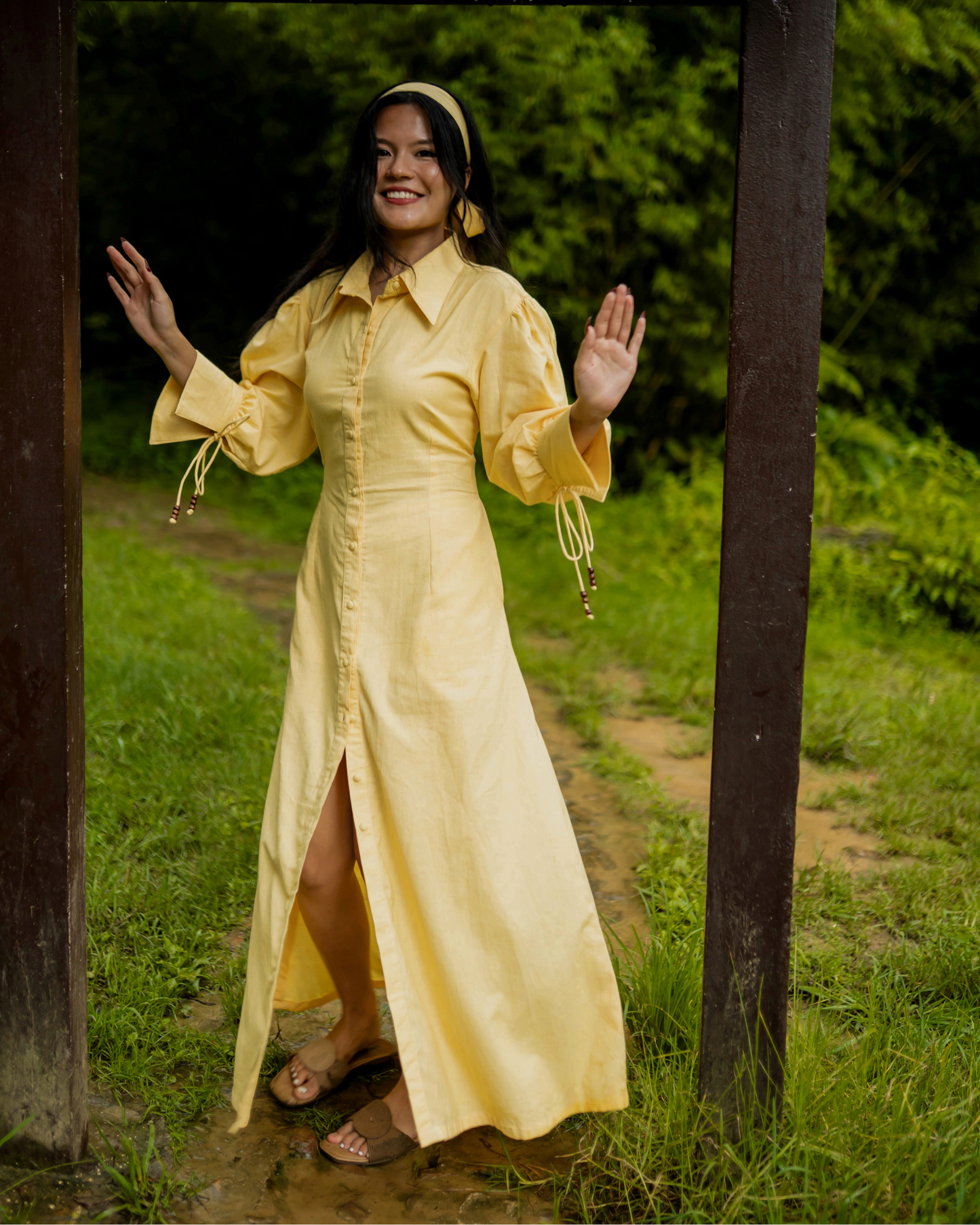 Mistgold Dress
